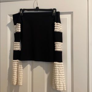 Off the shoulder, flare sleeve top